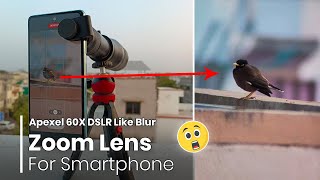 Apexel 60X Zoom Lens Mobile Camera Lens Zoom Lens For Smartphone Zoom Lens For Mobile