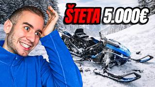 DIVLJAO SAM I SLUPAO SANKE... VLOG