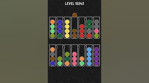 Ball Sort Puzzle Level 10243 / Water Sort Puzzle Level 10243  / all the same