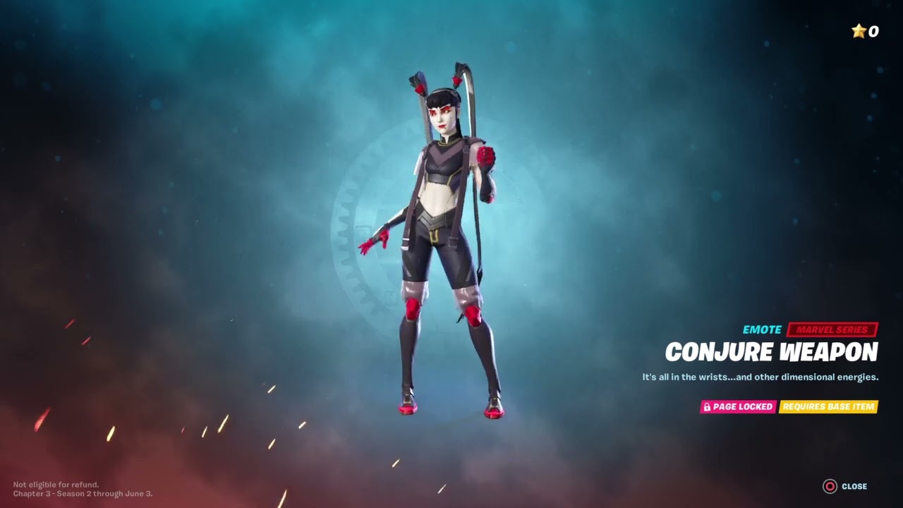 CONJURE WEAPON EMOTE Fortnite Chapter 3 Season 2