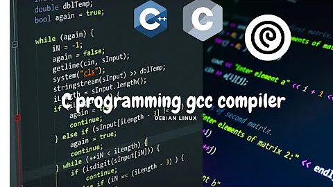Install  C and  C++ gcc Compiler in Debian Linux.