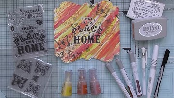 Tonic Memory Book Art Journal - There is no Place like Home :D
