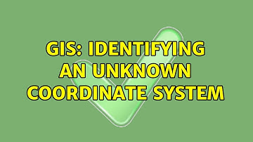 GIS: Identifying an unknown coordinate system