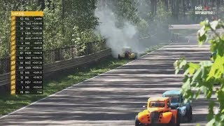 Legend Cars NEZ 2018. Race 1 Bikernieki Race Track. Hard Crash screenshot 5
