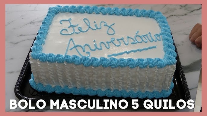 DECORAÇÃO SUPER FÁCIL PARA BOLO MASCULINO 