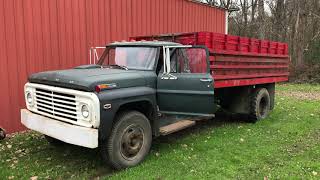 1971 Ford F-750 Gas Grain Truck- B&H Online Only Farm Auction 11/18/21