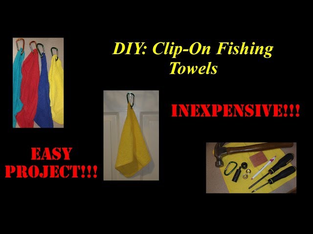 Easy Fishing Towel (DIY Fishing Hand Towel) 