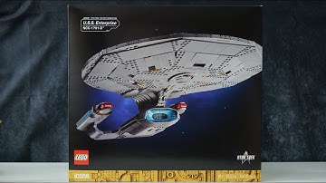 LEGO Star Trek 10356 U.S.S. Enterprise NCC-1701-D - LEGO Speed Build Review