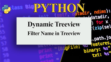 Dynamic Treeview Python || Python Treeview Dynamic Search