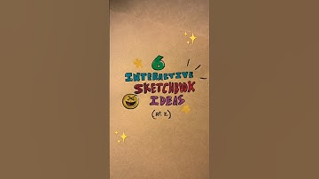 WAYS TO MAKE YOUR SKETCHBOOK INTERACTIVE!!! Pt.2 #art #drawing #sketchbook