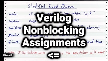 FPGA #13 - Verilog Always Pt. II (Nonblocking Assignments)