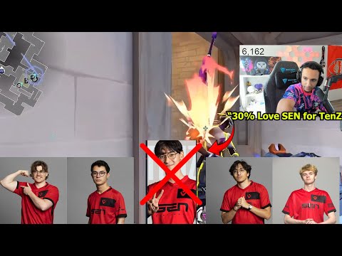 FNS Responds Chat Says 50% Love Sentinels Because of TenZ