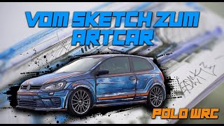 Stilbruch Lack // Vom Sketch zum Artcar (Polo WRC)