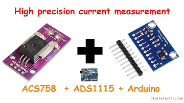 DEC #04 High precision current measurement - ACS758 and Arduino with ADS1115 16-bit ADC