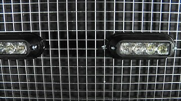 911 H4 Split Color LED Surface Mount Emergency Vehicle Light from 911 Signal USA - Demo Off