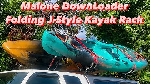 Malone Downloader Folding Kayak Carrier Rack Install