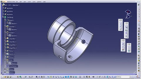 CATIA Tutorial - Drafting/Drawings Exercise 11 - v1