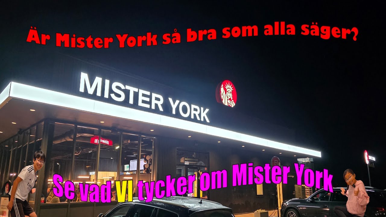 Vi testar Mister York – HYPE eller FLOPP? 🍔😅