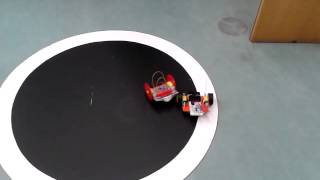 Paul Banahan's RoboSlam robot tangles with adversary