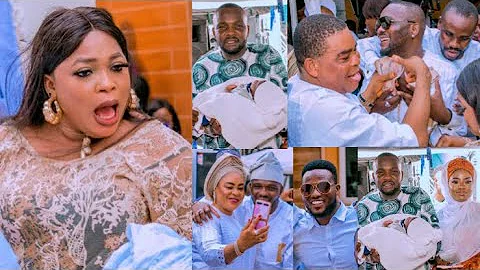 Kemi Afolabi Surprised As Actor Yomi Fabiyi Shutdown Lagos For His Son’s Naming Ceremony Celebration