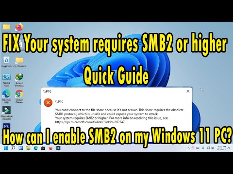 FIX Your system requires SMB2 or higher Quick Guide | How can I enable SMB2 on my Windows 10\	