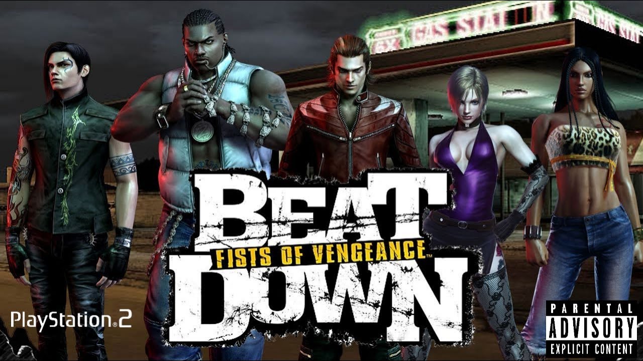 BEAT DOWN FISTS OF VENGEANCE PAL FR PS2 COMPLET TRES BON ETAT