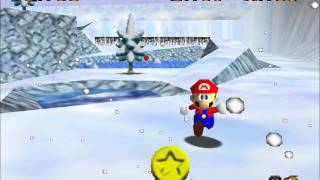 Мульт Super Mario 64 Snowman Land 100 Coins 82120 Part 12