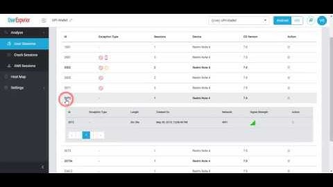 Mobile App Session Replay & Heatmap Analytics - UserExperior Product walk through