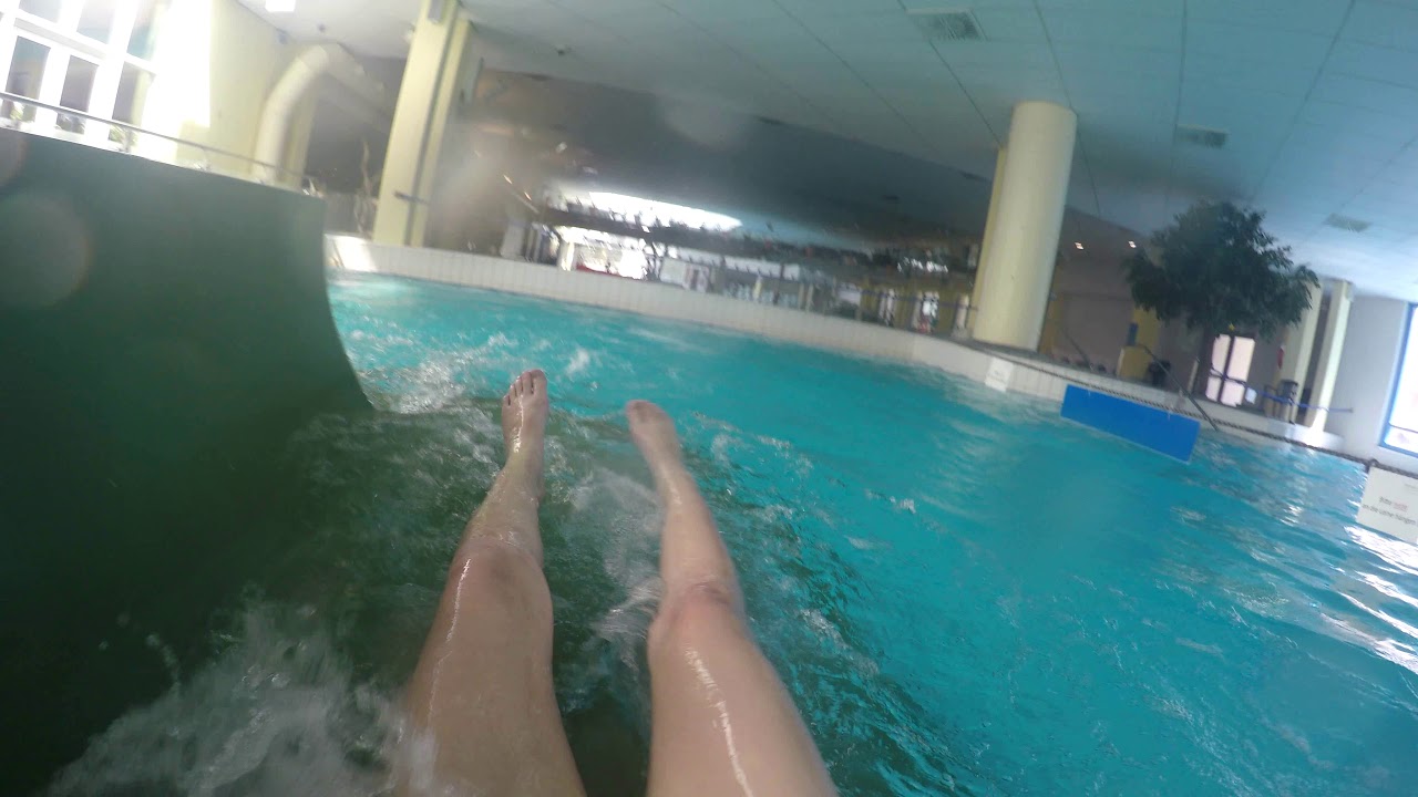 Phönixbad Ottobrunn - gelbe Rutsche (Speedrutsche)