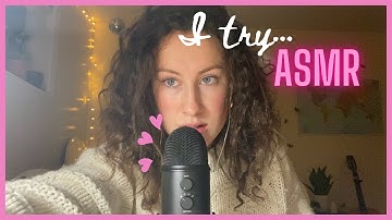 I try ASMR for the first time…