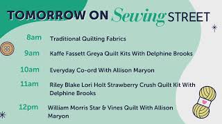 Sewing Street Live!