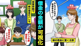 【漫画】借金が可視化されたらどうなるのか？借金の額が一瞬でわかってしまう世界とは？