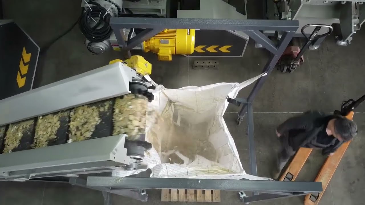 Genox BH2200 – Rozdrabnianie palet drewnianych i odpadów z drewna | P&F Wartacz