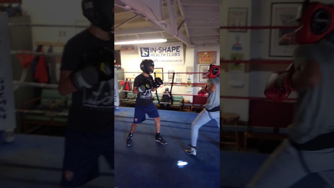Deivi first sparring at Yaqui Lopez FAT CITY Boxing club.(1)