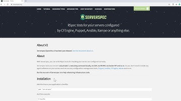 Infrastructure testing using Serverspec