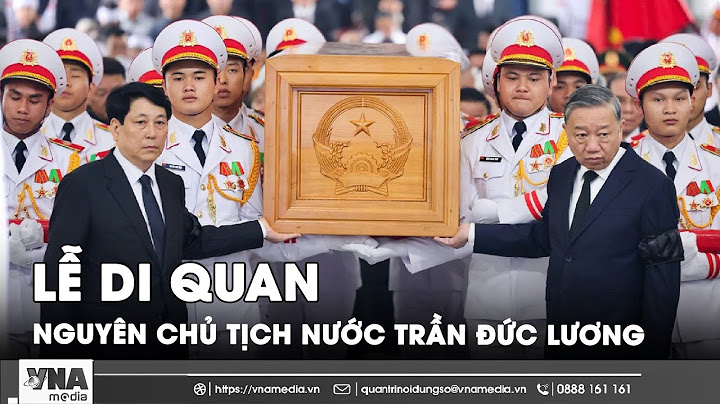 Lễ di quan nguyên Chủ tịch nước Trần Đức Lương  - VNA