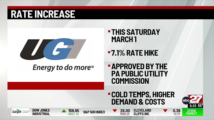 Changes coming to UGI rates next month