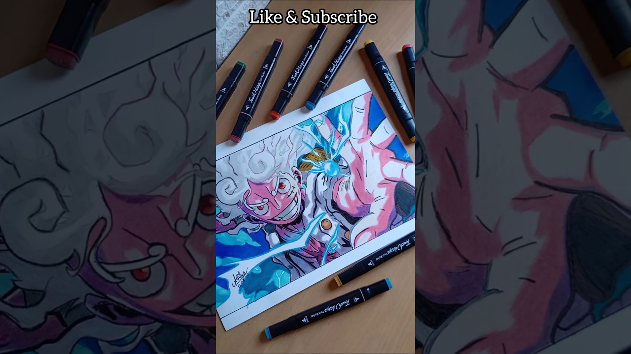 My Anime Drawing Skills Improved DRAMATICALLY in 2024! #anime #shorts #drawing #art