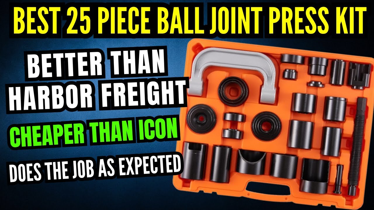 Best 25 Piece Ball Joint Press Kit Review & Demo is it Harbor Freight ...