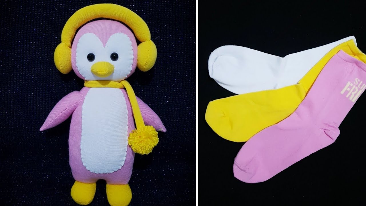 😍УДИВИТЕЛЬНОЕ, НО НАСТОЯЩЕЕ / ❤Милый пингвин из носков / 💯Мой дизайн