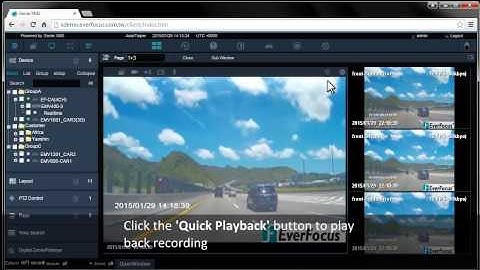 Xfleet - How to use the live view tool bar for mobile DVR