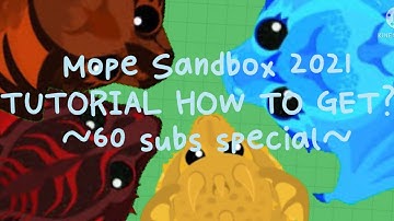 Mope.io sandbox 2021