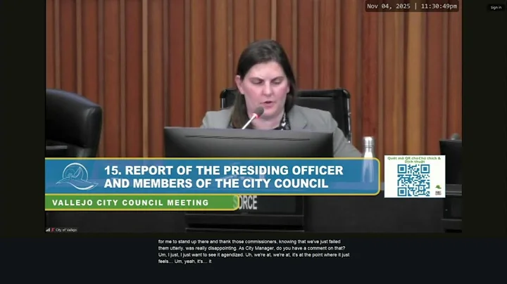 Vallejo City Council Regular Meeting - 11-04-2025 - City of Vallejo
