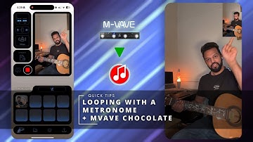 Camera looping with click track and M-Vave Chocolate