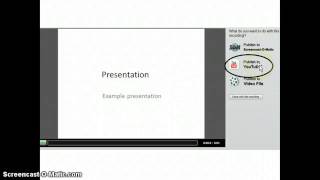 How to Use Screencastomatic and YouTube Video Editor