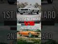 1st Gen Camaro Vs 2nd Gen Camaro #pcclassiccars #classiccarreview #camaro