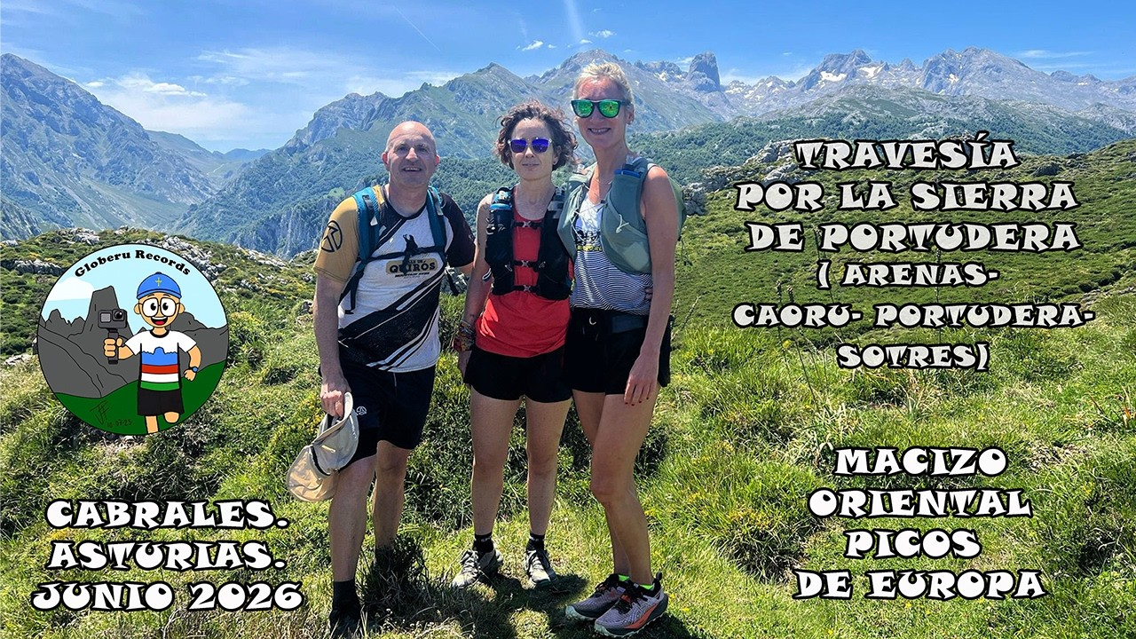 Integral a la Sierra de Portudera, de Arenas a Sotres. Macizo Oriental Picos de Europa. Asturias.