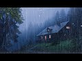 Fall asleep with the soothing sounds of rain and thunder  asmr study relax with rain sounds