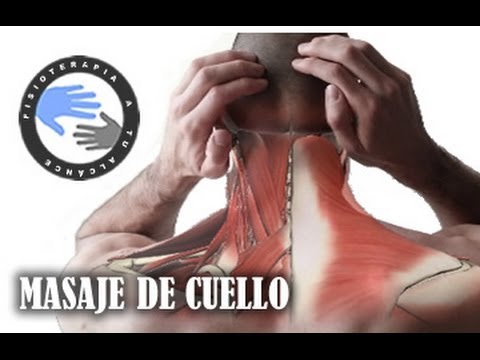 CÓMO HACER un masaje RELAJANTE y DESCONTRACTURANTE en CUELLO y