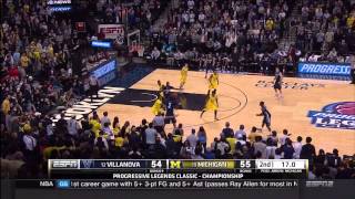JayVaughn Pinkston go-ahead shot vs Michigan